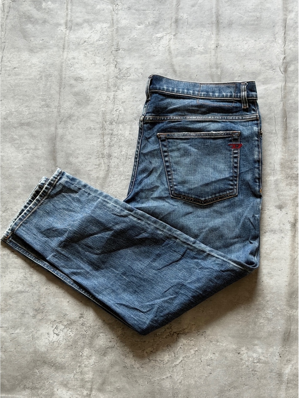 Y2K Diesel Industries 2005 5-Pocket Relaxed Ocean Wash Sz 36